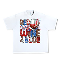 White red wine and blue Urban Heavy Tee - Zillion Design Studio