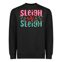 Black sleigh girl sleigh christmas Heavyweight Sweatshirt - MaliasSmallBusiness