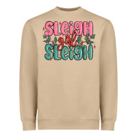 Mushroom sleigh girl sleigh christmas Heavyweight Sweatshirt - MaliasSmallBusiness