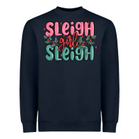 Navy sleigh girl sleigh christmas Heavyweight Sweatshirt - MaliasSmallBusiness