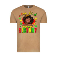 Vintage Camel a little black history with girl juneteenth Vintage Tee - texasbilliewilder