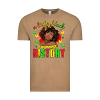 Vintage Coffee a little black history with girl juneteenth Vintage Tee - texasbilliewilder