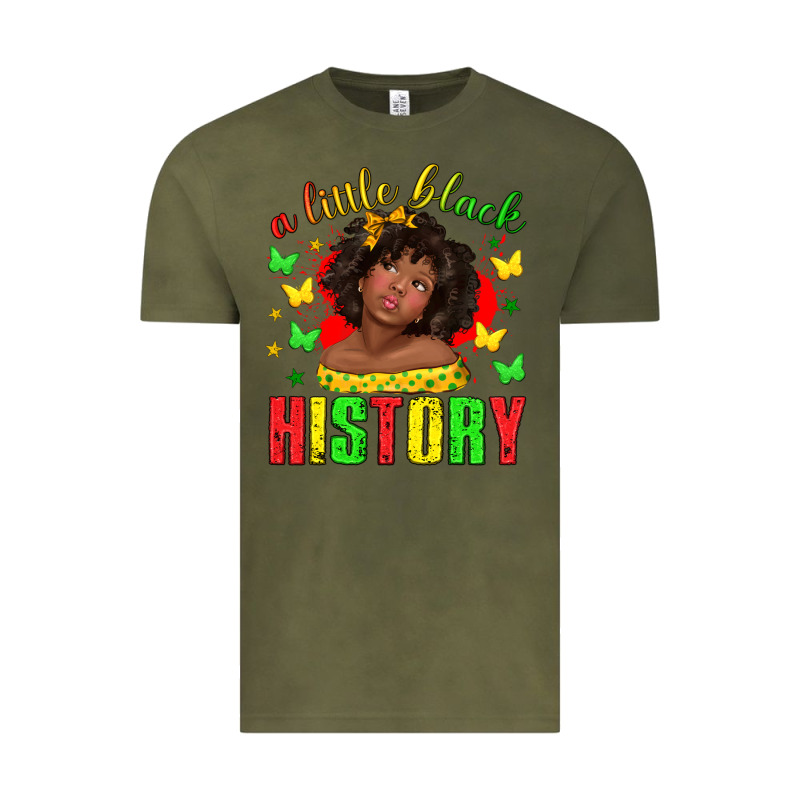 A Little Black History With Girl Juneteenth Vintage Tee by texasbilliewilder | Teevron