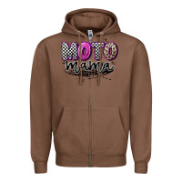 Chestnut moto mama Zipper Hoodie - Artiststas