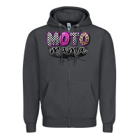 Smoke moto mama Zipper Hoodie - Artiststas