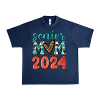 Navy senior mom 2024 tbw Urban Heavy Tee - texasbilliewilder