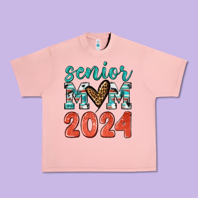 Senior Mom 2024 Tbw Urban Heavy Tee Designed By Texasbilliewilder
