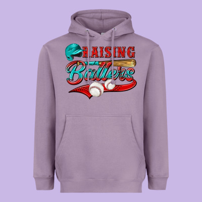 Raising Ballers Heavyweight Hoodie Designed By Nancycooperartshop