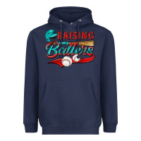 Navy raising ballers Heavyweight Hoodie - NancyCooperArtShop