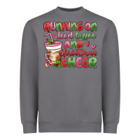Storm running on iced coffee and christmas cheer Heavyweight Sweatshirt - MaliasSmallBusiness