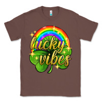 Chestnut Lucky vibes st. patricks day Classic Tee - Neo Western