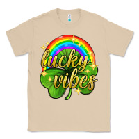 Mushroom Lucky vibes st. patricks day Classic Tee - Neo Western