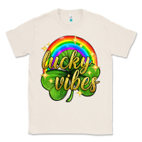 Natural Lucky vibes st. patricks day Classic Tee - Neo Western