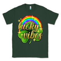Sports Green Lucky vibes st. patricks day Classic Tee - Neo Western