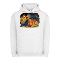Pigment Lunar Rock Fall Background With Crow Urban Hoodie - LillyAllenDesigns