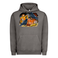 Pigment Tornado Fall Background With Crow Urban Hoodie - LillyAllenDesigns