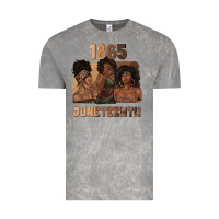 Cloud Rock 1865 juneteenth melanin with afro Vintage Tee - texasbilliewilder