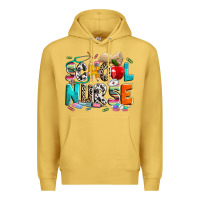 Antique Gold school nurse Premium Hoodie - NancyCooperArtShop