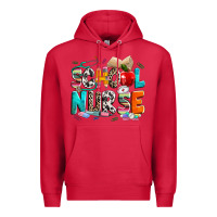 Cardinal school nurse Premium Hoodie - NancyCooperArtShop