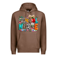 Chestnut school nurse Premium Hoodie - NancyCooperArtShop