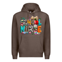 Coffee school nurse Premium Hoodie - NancyCooperArtShop