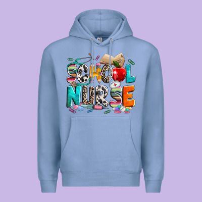School Nurse Premium Hoodie Designed By Nancycooperartshop
