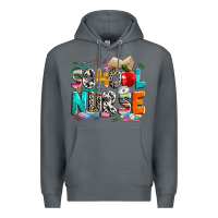 Rock school nurse Premium Hoodie - NancyCooperArtShop