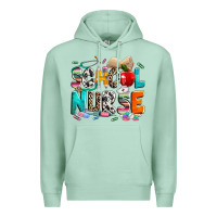 Seafoam school nurse Premium Hoodie - NancyCooperArtShop