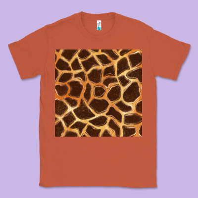 Giraffe Seamless Pattern Classic Tee Designed By Bundleandbundleshop