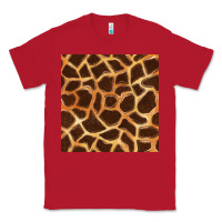 Red giraffe seamless pattern Classic Tee - BundleAndBundleShop