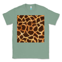 Sage giraffe seamless pattern Classic Tee - BundleAndBundleShop