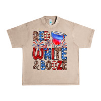 French Oak red white and booze Urban Heavy Tee - Zillion Design Studio