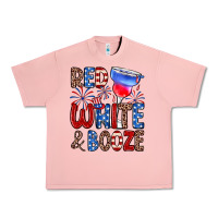 Salmon red white and booze Urban Heavy Tee - Zillion Design Studio