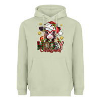 Matcha mooey christmas baby calf Heavyweight Hoodie - Jasminsmagicworld