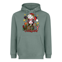 Sage mooey christmas baby calf Heavyweight Hoodie - Jasminsmagicworld