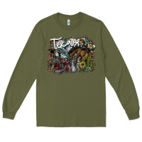 Army Green texas Long Sleeve Tee - SublimationCraftShop