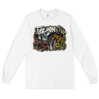 White texas Long Sleeve Tee - SublimationCraftShop