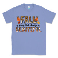 Colony Blue Fall Classic Tee - CowhideDigitalArt