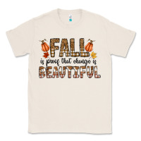 Natural Fall Classic Tee - CowhideDigitalArt