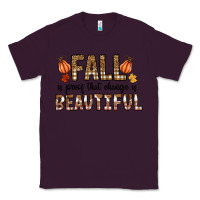Plum Fall Classic Tee - CowhideDigitalArt