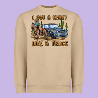 Heavyweight Sweatshirt i got a heart like a truck