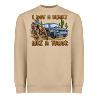 Mushroom i got a heart like a truck Heavyweight Sweatshirt - MaliasSmallBusiness