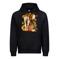 Black Fall Heifer Urban Hoodie - LillyAllenDesigns