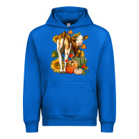 Cobalt Fall Heifer Urban Hoodie - LillyAllenDesigns