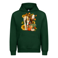Forest Green Fall Heifer Urban Hoodie - LillyAllenDesigns