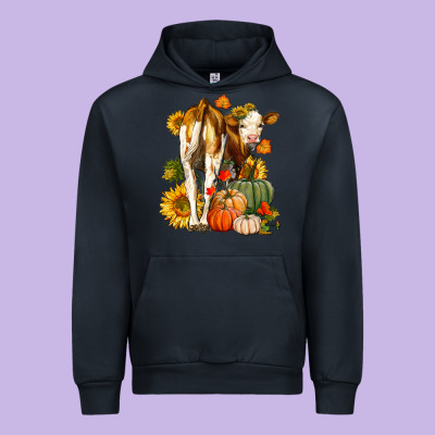 Fall Heifer Urban Hoodie Designed By Lillyallendesigns