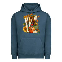 Pigment Midnight Navy Fall Heifer Urban Hoodie - LillyAllenDesigns