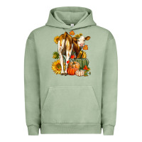 Pigment Oil Green Fall Heifer Urban Hoodie - LillyAllenDesigns