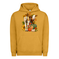 Pigment Peanut Butter Fall Heifer Urban Hoodie - LillyAllenDesigns
