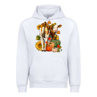 White Fall Heifer Urban Hoodie - LillyAllenDesigns